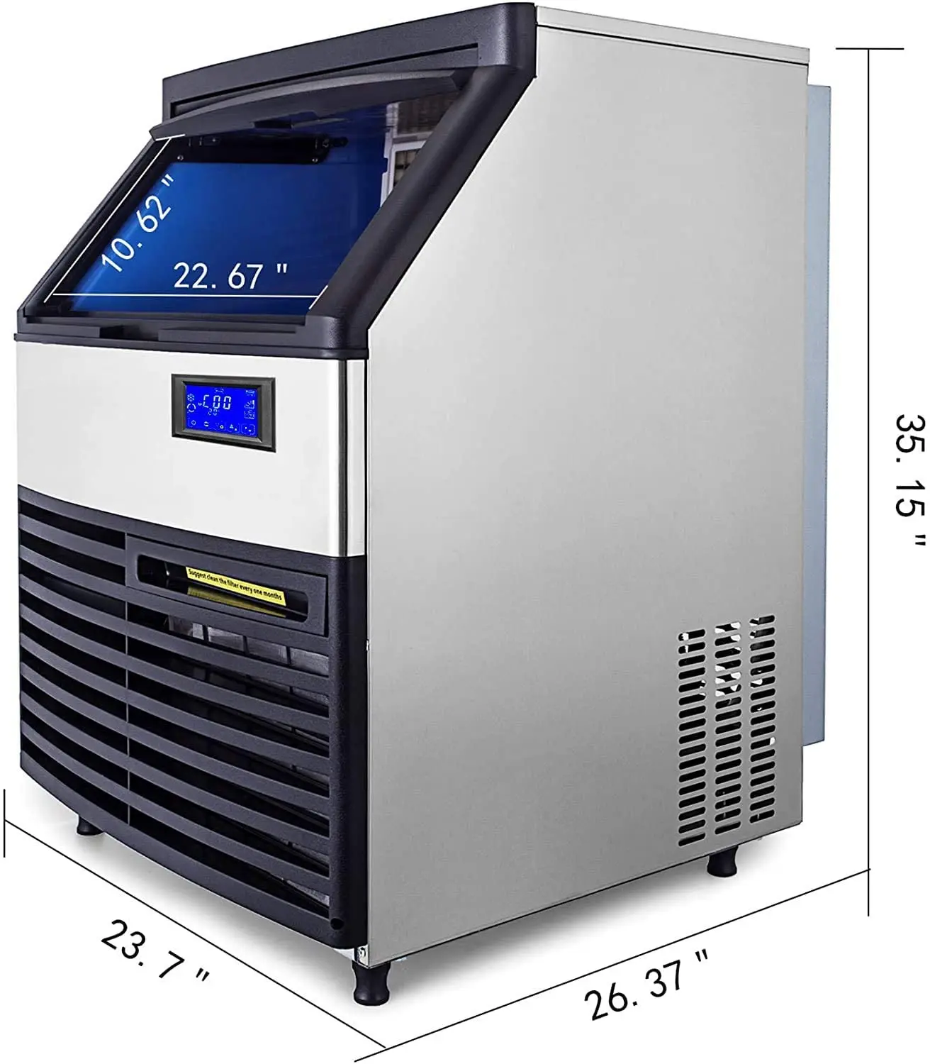 Energy Saving Commercial Automatic 10kg cube ice machine Ice Maker