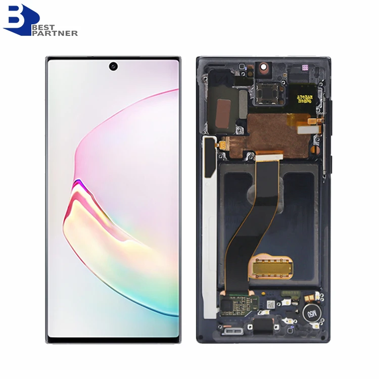 Wholesale price for samsung note 10 plus display lcd screen original assembly for samsung galaxy note10 touch screen