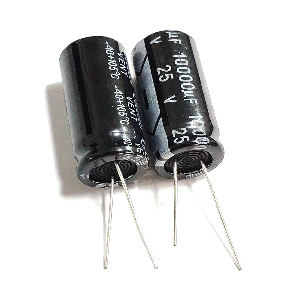 25V 10uF 22uF 33uF 47uF 100uF 220uF 330uF 470uF 680uF 1000uF 1500uF 2200uF 3300uF 4700uF 6800uF 10000uF Electrolytic Capacitor
