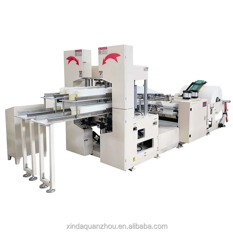 1/4  1/2 1/8 Shape Folding Table Serviette Tissue Paper Napkin Making Machine