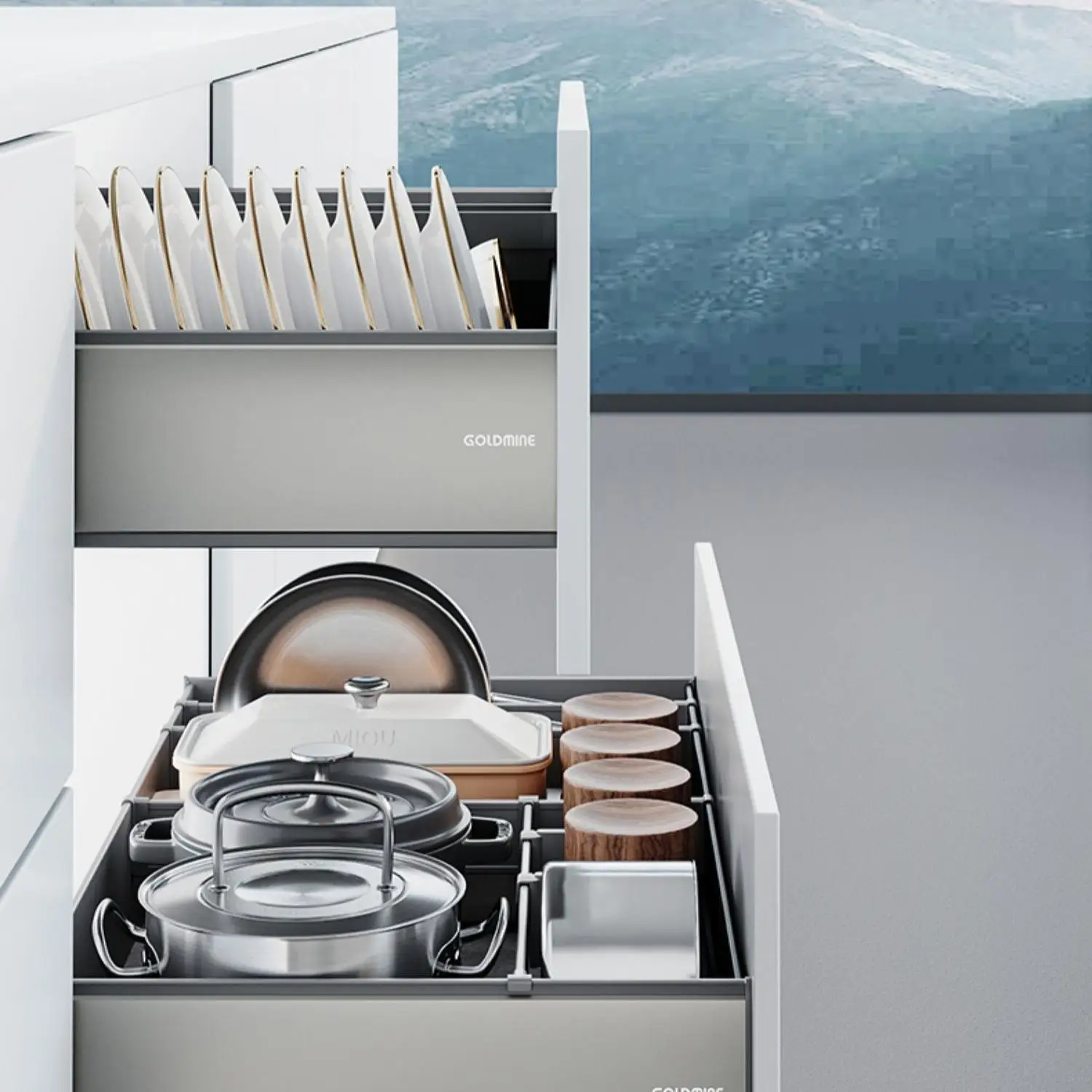 kitchen storage basket kitchen cabinets accessories modern drawer basket drain basketmatal drawer