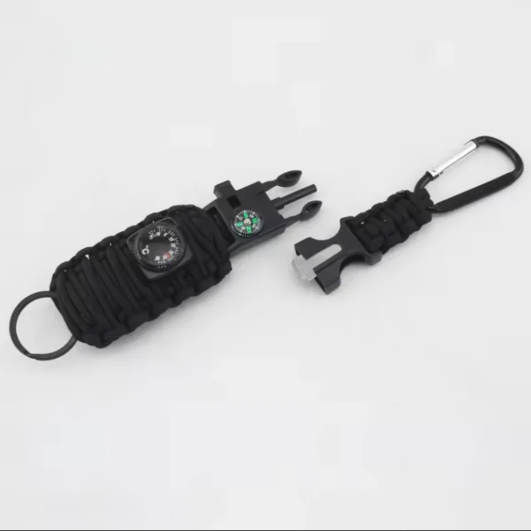 Durable Paracord Outdoor Emergency Gear Multifunctional Survival Watch