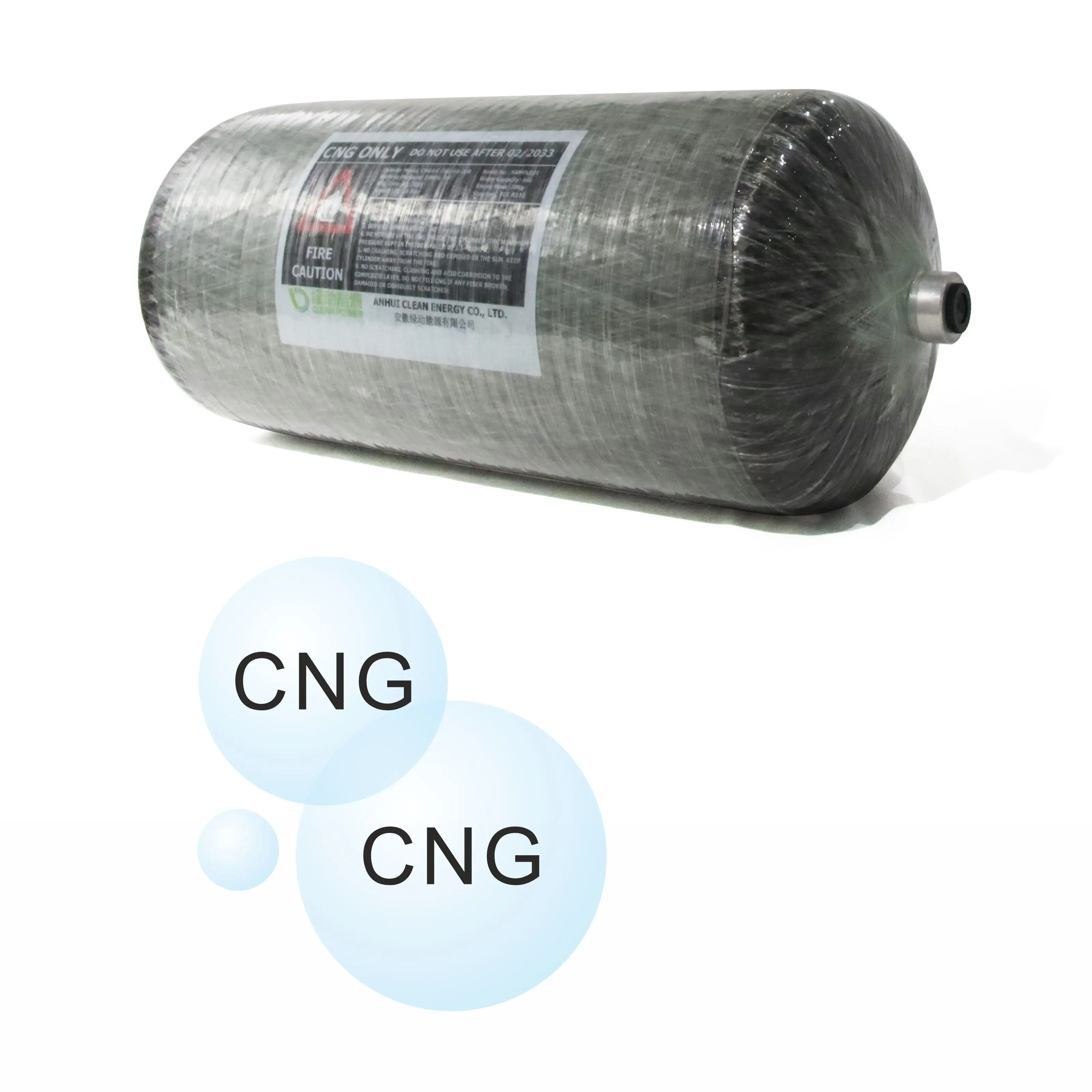 110 л 406 мм толщина стенки низкая цена CNG цилиндр для использования автомобиля Тип 2 китайский завод поставщик