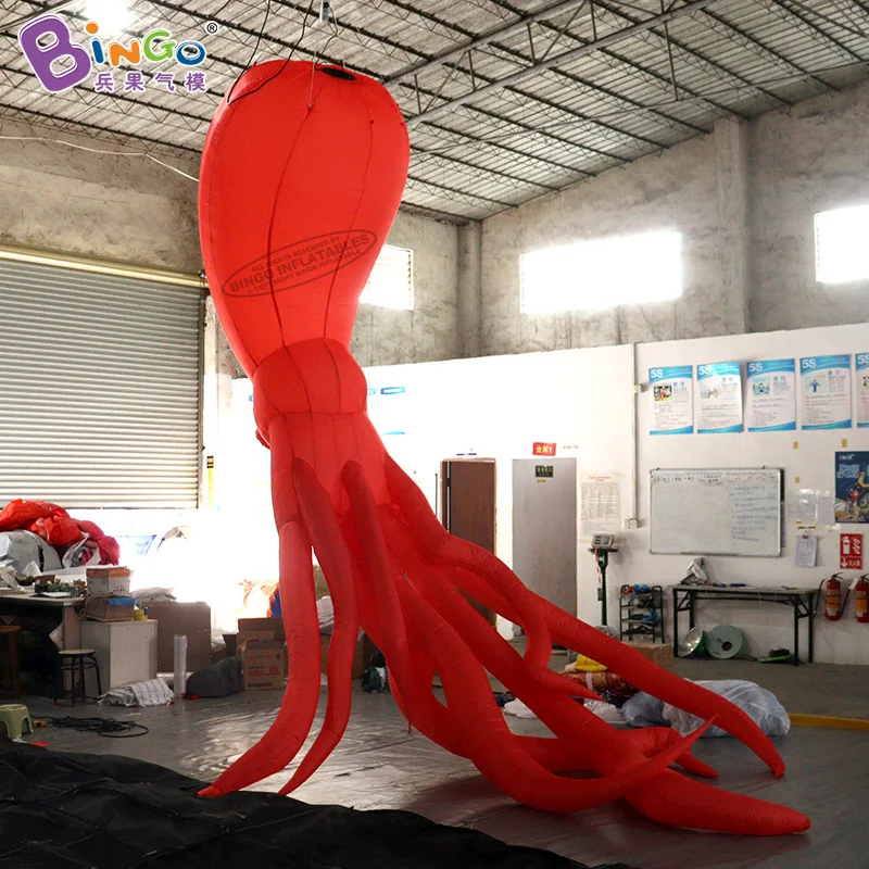 Bingo Customized Inflatable Night Club Giant Inflatable Octopus For Amusement Party Decoration