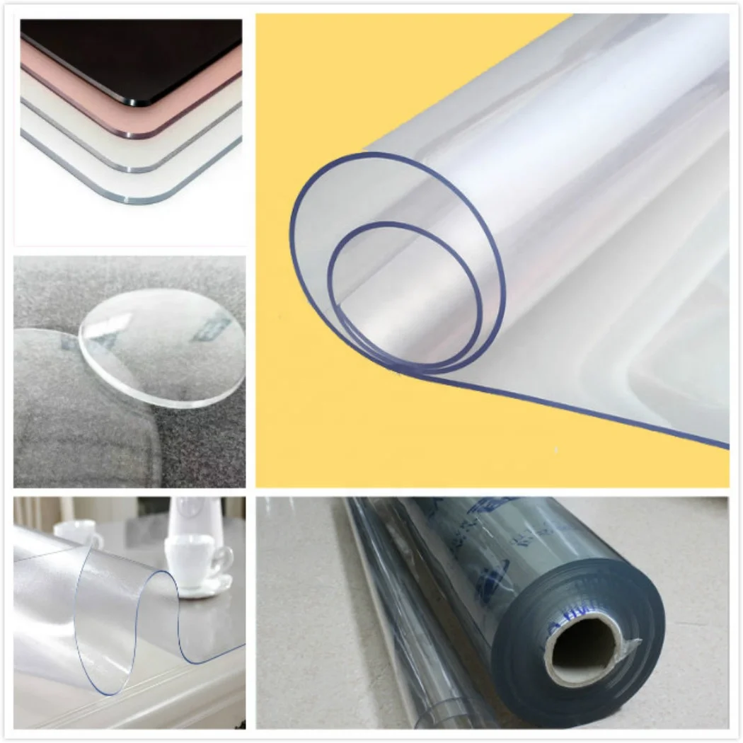  China New Type PVC Soft Glass Plastic Cushion Cutting