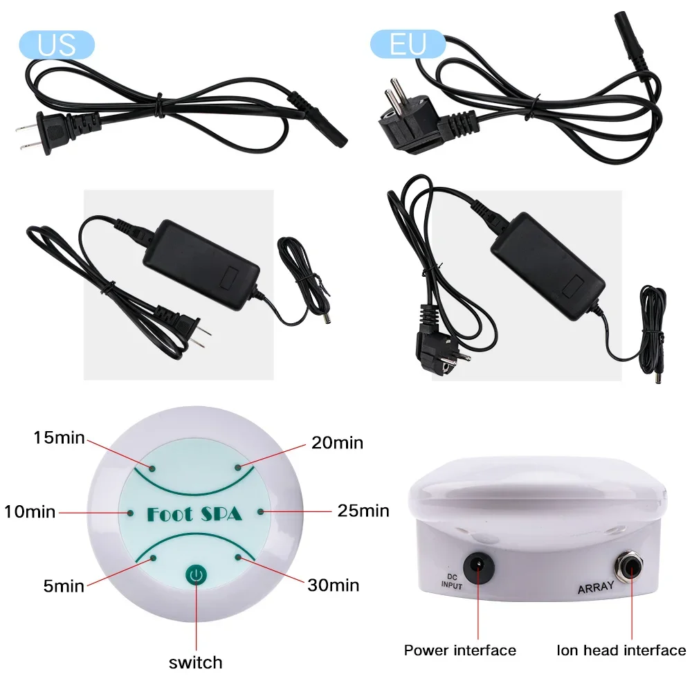 New Ionic Foot Detox Spa Machine - Mini Home Foot Bath without Basin for Relaxing Massage