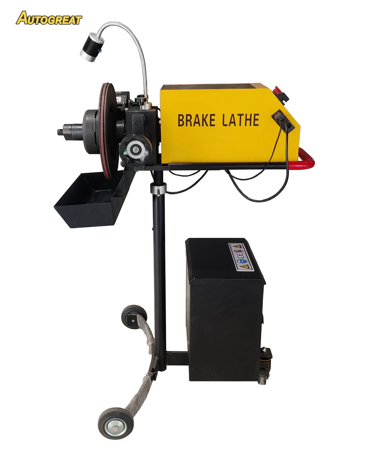 garage equipment vehicle brake disc aligner on car and off car brake lathe