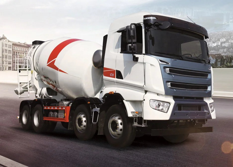 China New 10m3 Concrete Mixer Truck SY410C-8 with Euro3 Emission