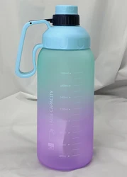 wholesale custom logo gym half gallon water bottle with sleeve