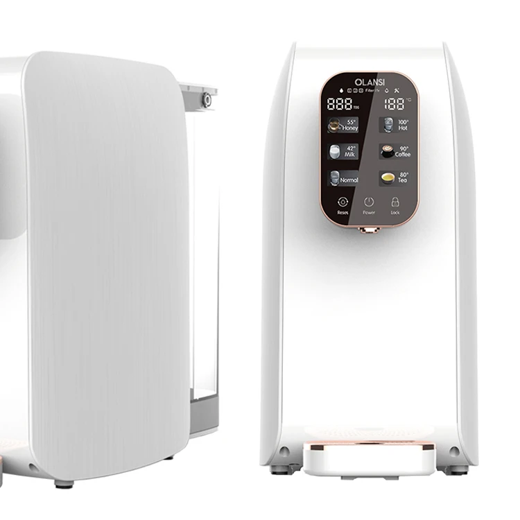 install free Countertop PAC RO CF filter water dispenser electric cooler cleaner smart home water purifier