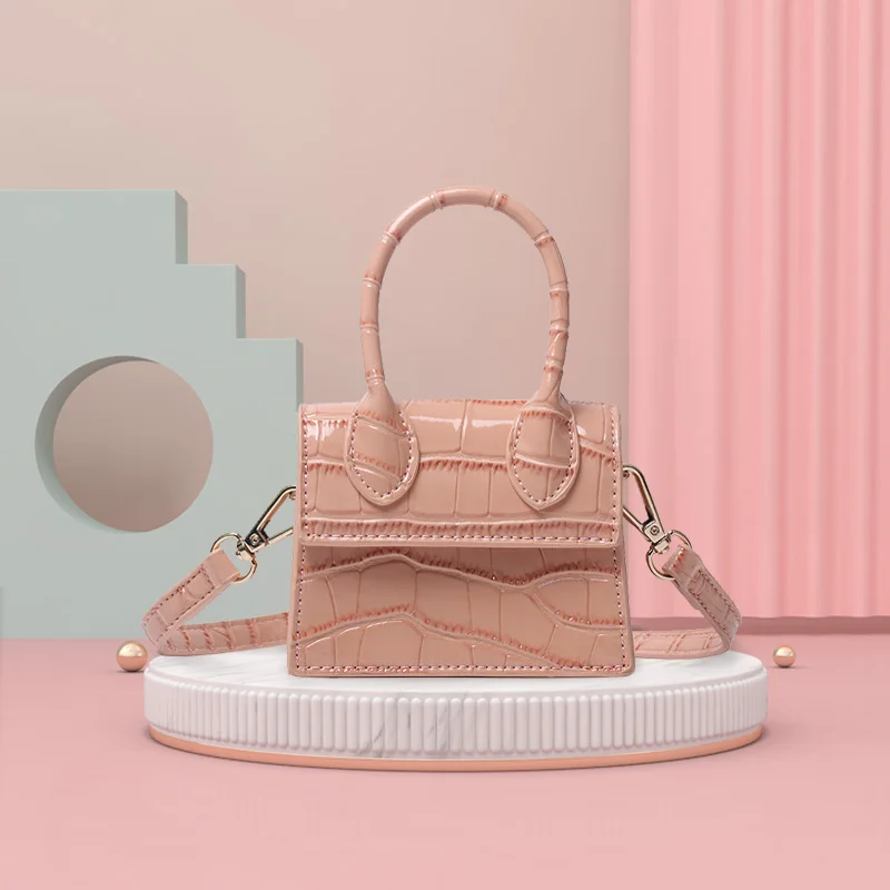 Crocodile Pattern PU Leather Shoulder Bag 2022 Fashion Lady Luxury Designer Handbag