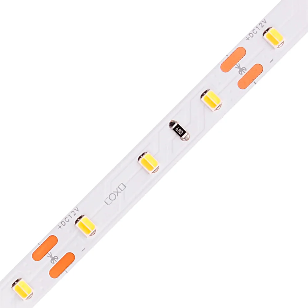 2835 2 в 1 60-светодиодная Светодиодная лента Ra80 Bicolor CCT COXOTECH