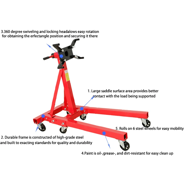 
Stand 1000LBS for rotating engine stands sale, heavy duty engine stand 