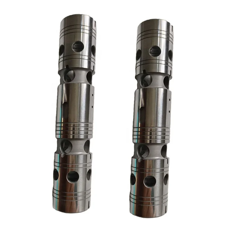 Customized Spool Valve Sleeve Precision Hydraulic Valve Stem Internal And External Grinding Machine Parts