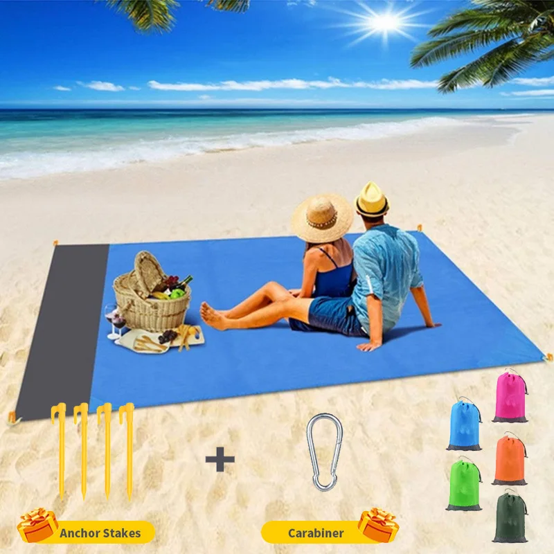 GoalFit 2024 Outdoor Camping Beach Picnic Sand Proof Mat Waterproof Portable Polyester Blankets
