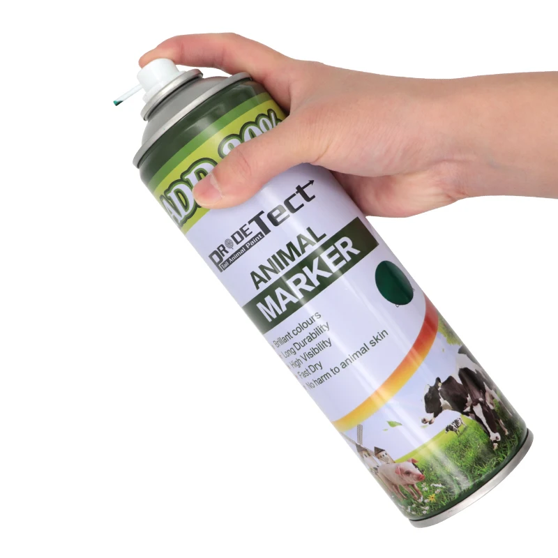 Livestock farm animal marker spray for sheep pig cow Factory price animal marking spray for veterinarians