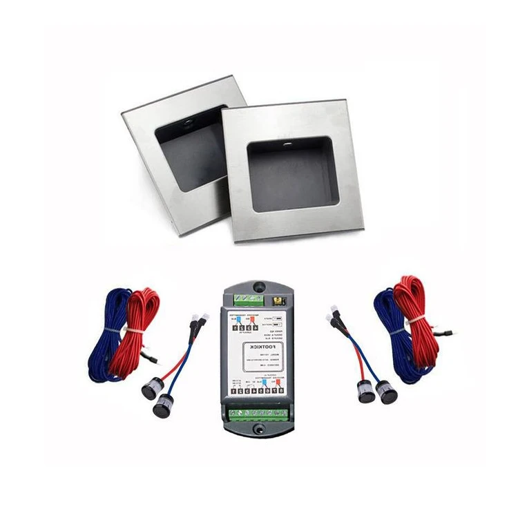 Индуктивный переключатель с датчиком удара ног для герметичной раздвижной двери