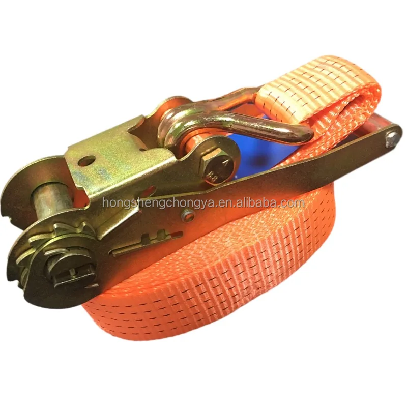 High Quality 5t Heavy Duty Tiedown Spanngurt Cargo Restraint Logistic Lashing Belt Tie Down ratchet strap for Cargo Control