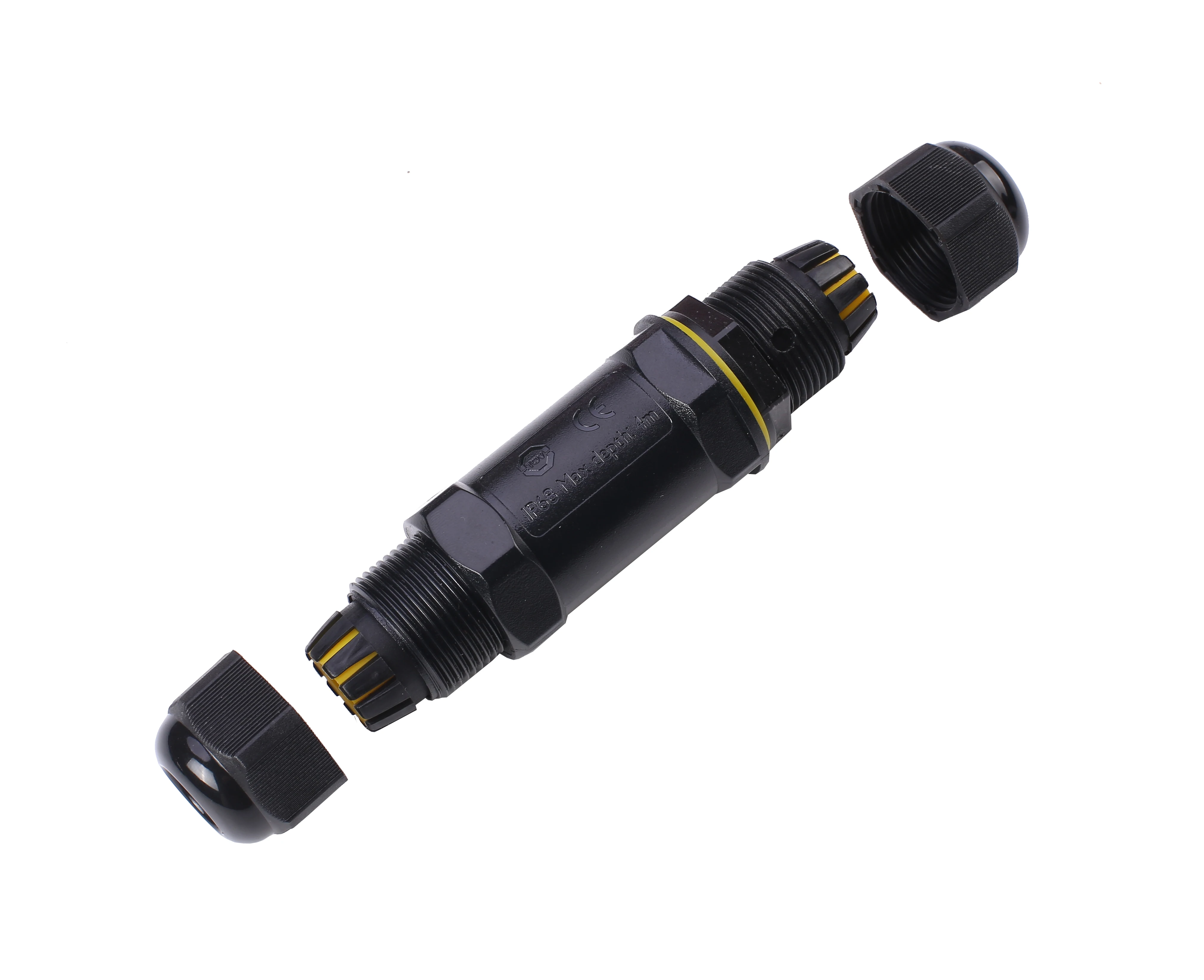 Greenway M684 nylon66 4pin ip68 waterproof cable glands for connector