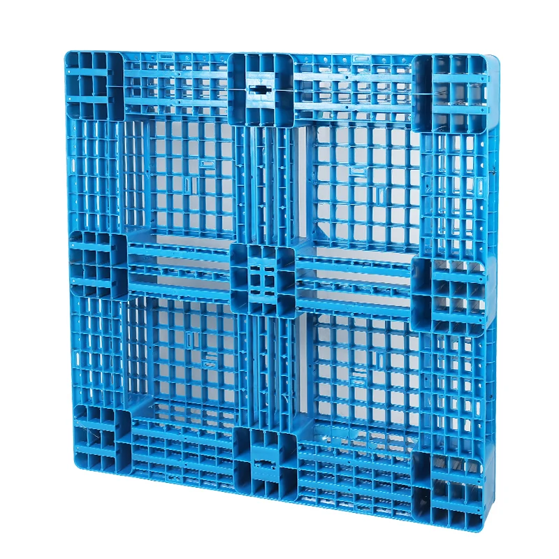 Wholesale high quality 1200x1000 euro standard cargo customized blue plastic pallets in china