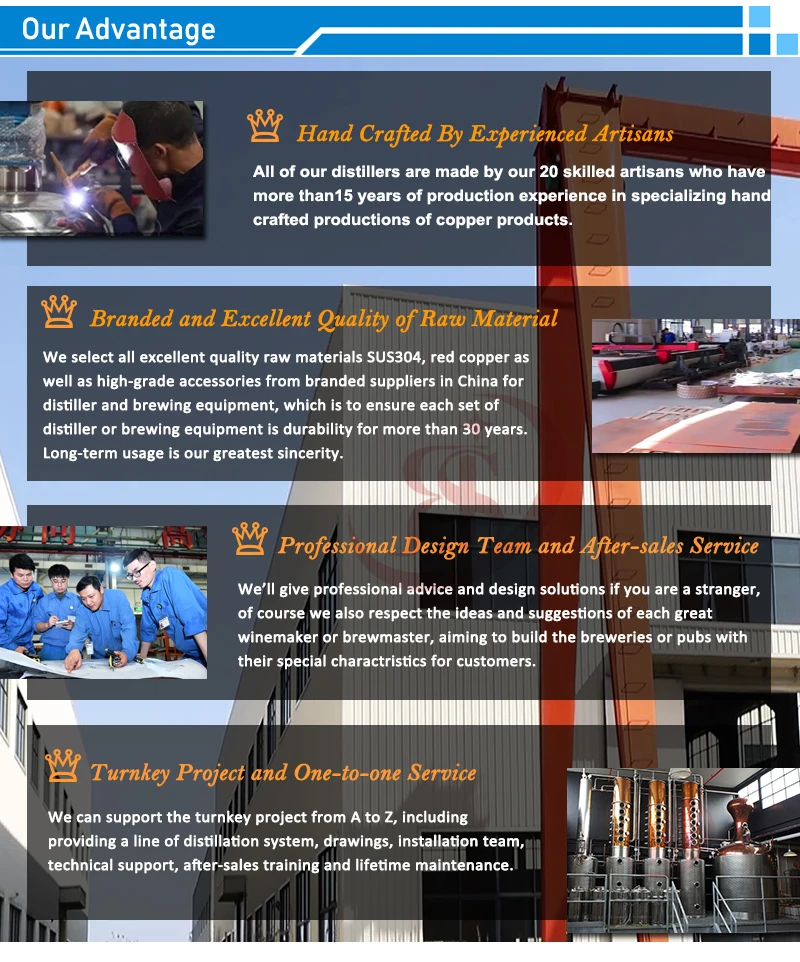 100 Lliter Hot Sale RS Factory Distillery Machine Distillation Tool Equip Price Alcohol Production Equipment