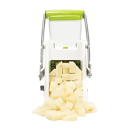 Высококачественный пластиковый и металлический резак для жарки картофеля 2 лезвия измельчитель овощей