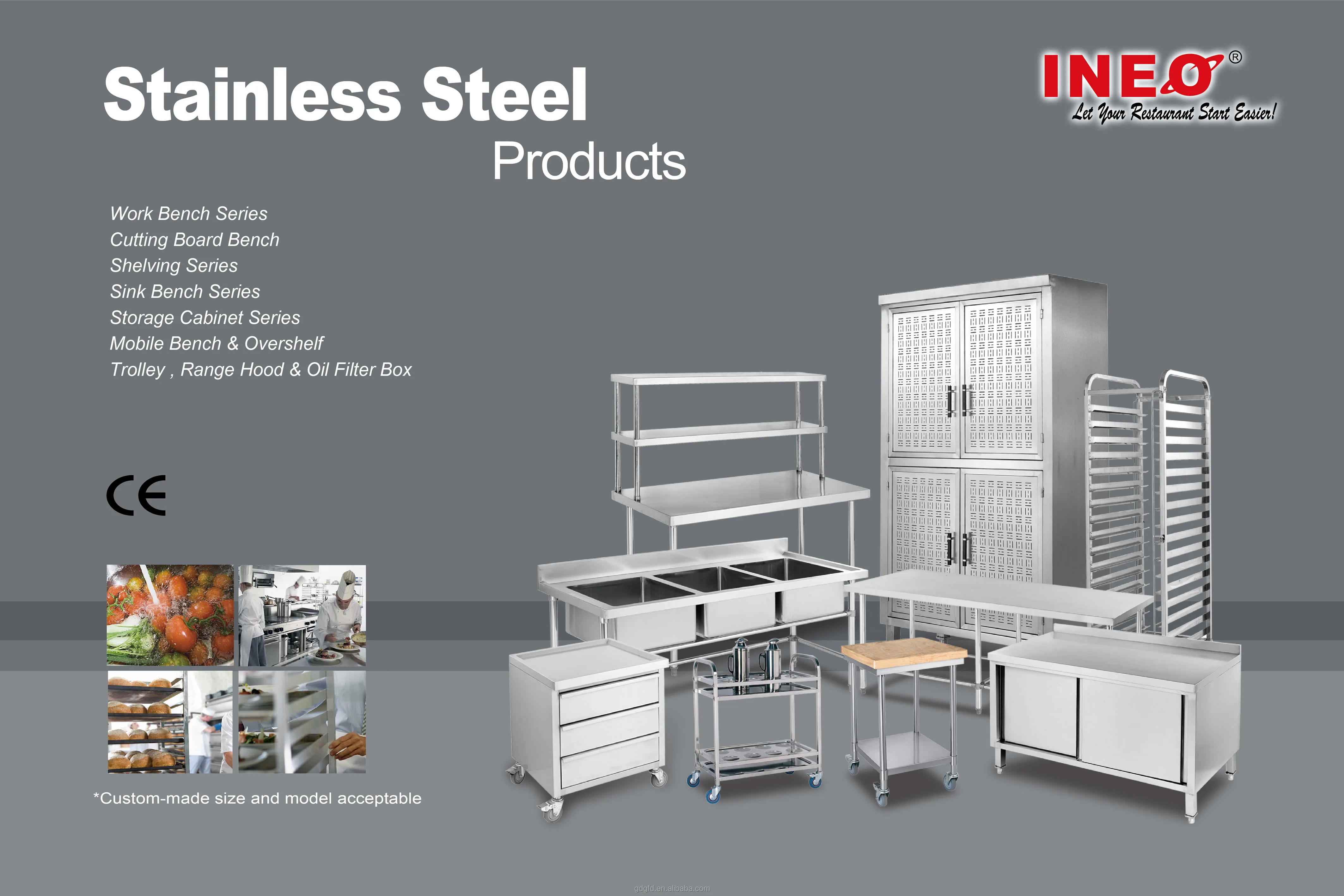 Wholesale Good Quality Stainless Steel Commercial Restaurant & Hotel Kitchen Equipment