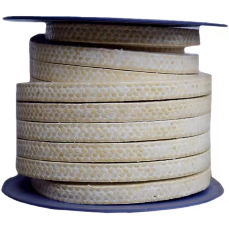 Aramid fiber packing high temperature and pressure resistance high speed pump shaft PTFE mixed packing rope