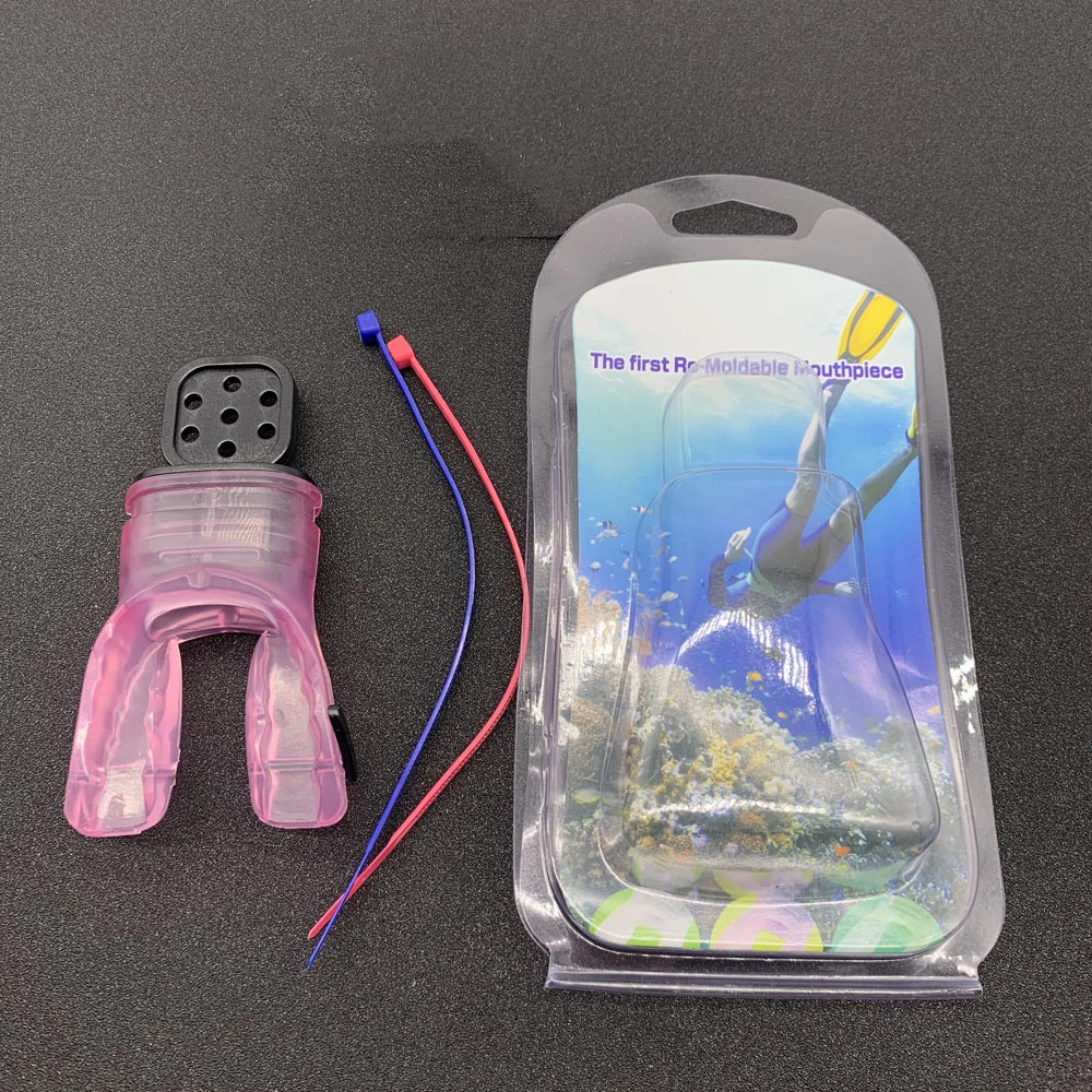 Eco-Friendly Moldable Silicone Snorkel Scuba Choice Scuba Diving Regulator Mouthpieces to Breathing Tube