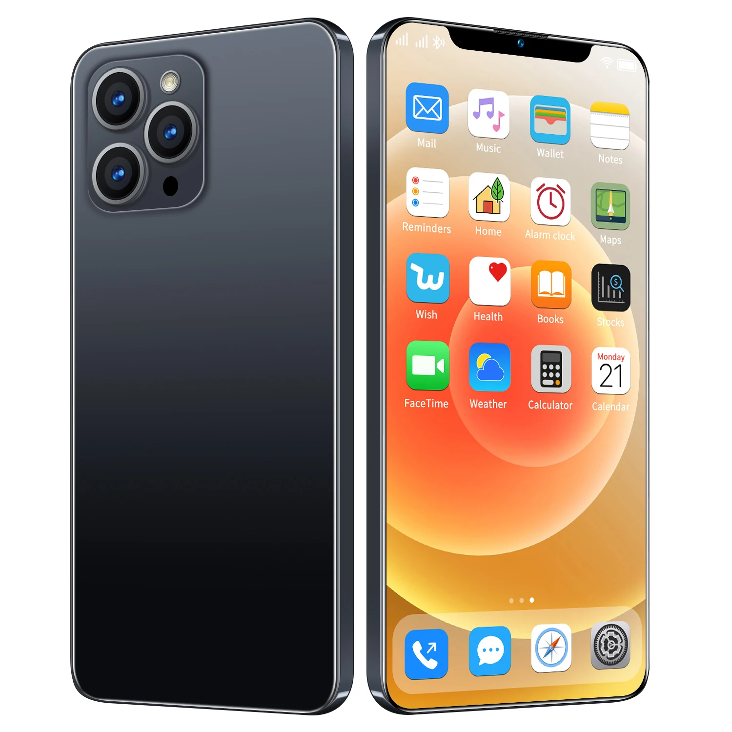 New Global version Unlock i12 Pro Max 6.7 Screen MobilePhones Android 8GB +256GB Cell phone 4800Mah Octa core Smartphone