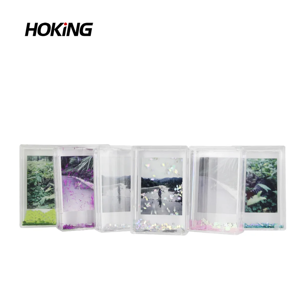 2019 New Fujifilm Instax 3 Inch Mini Film Liquid Quick Sand Photo Frame