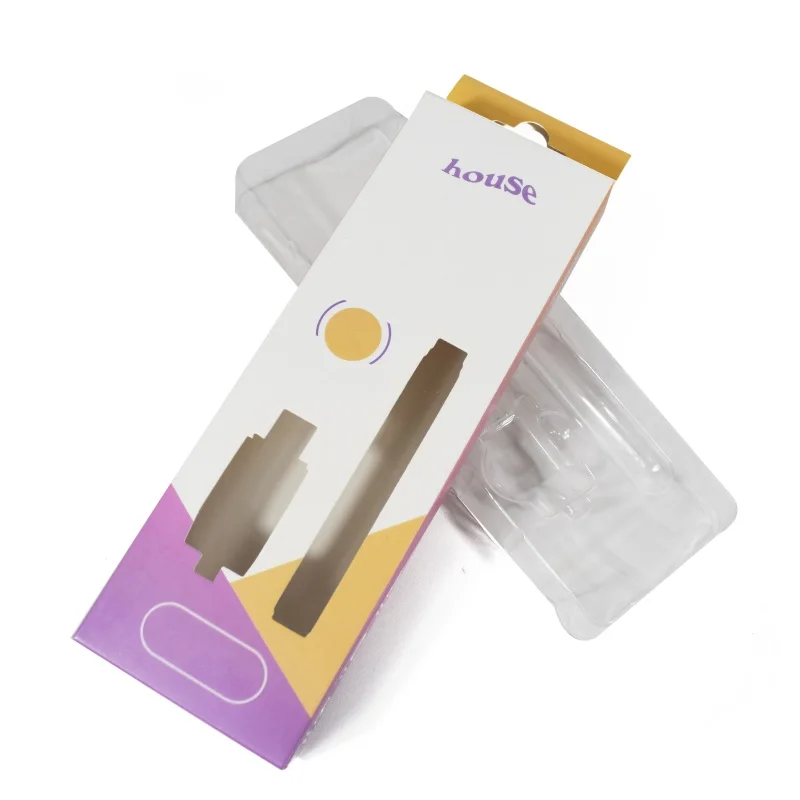 Free sample Custom 1ml cardboard cartridge packaging 0.5ml empty cartridge packaging  paper gift box slim battery pen packaging