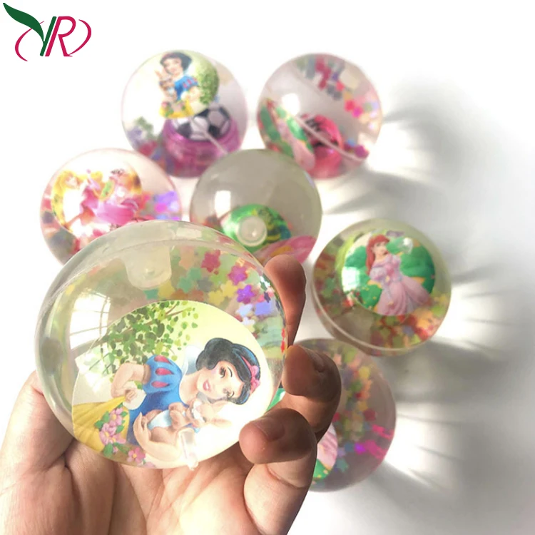 Flash Bounce Ball/Crystal Small Colorful Jump Ball/Bouncing Ball