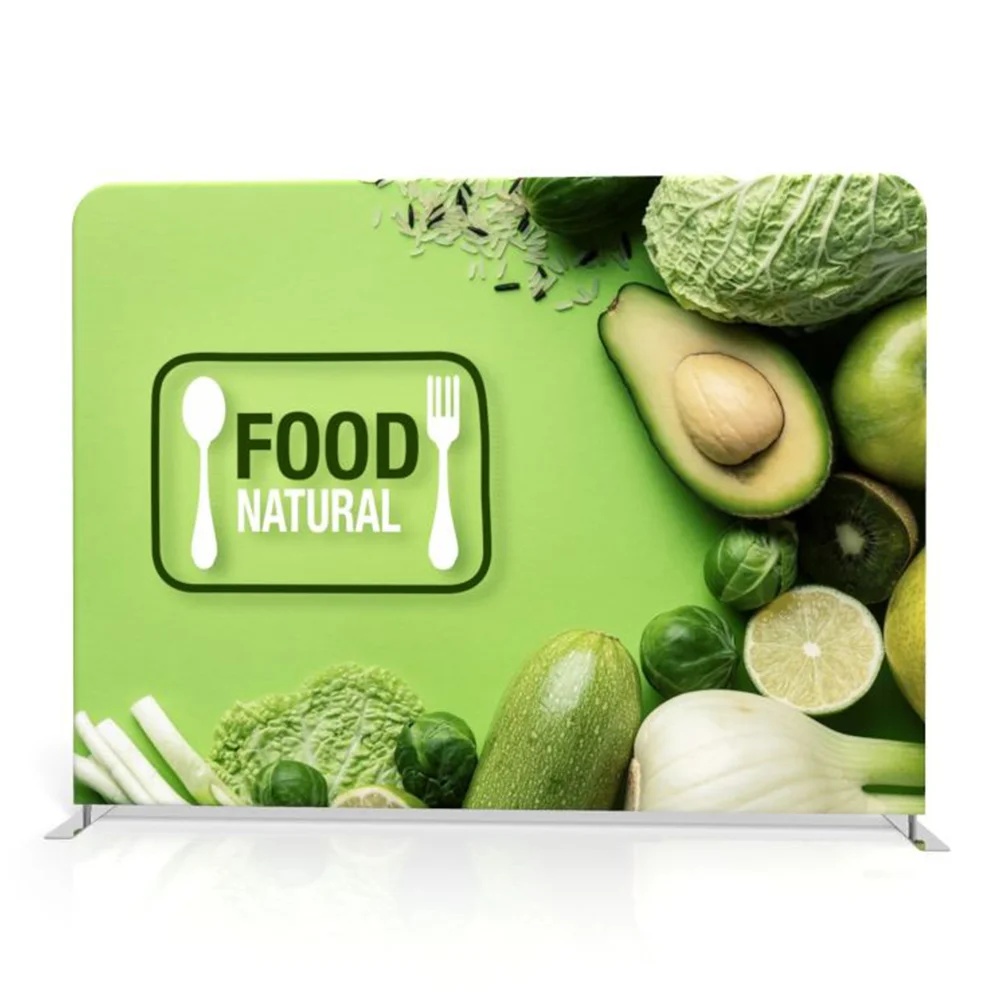 Step And Repeat Backdrop Outdoor Branded Expandable Lightweight Factory Tension Fabric Banner for Campaign