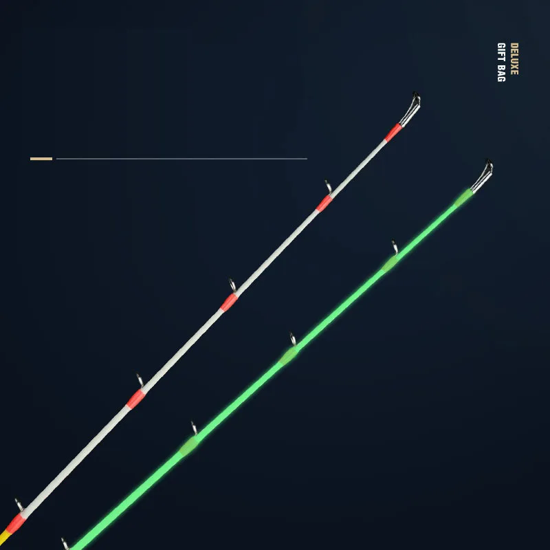 2.1m 2.4m Hard Casting handle straight handleFishing Rod Eva Handle Night Luminous Boat Fishing Rod