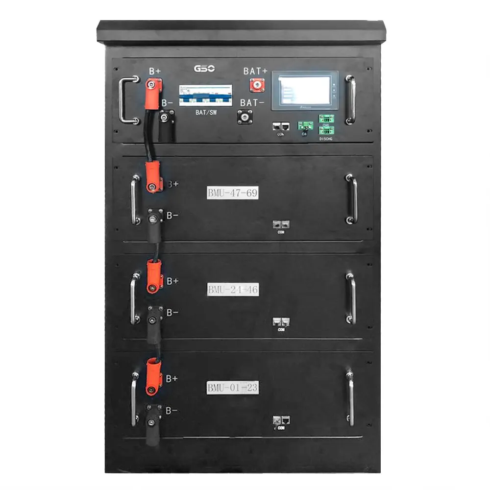 BMS Built-in  96V long lifespan LiFePO4 battery 100ah 200Ah 500Ah 50kw battery for Communication base station