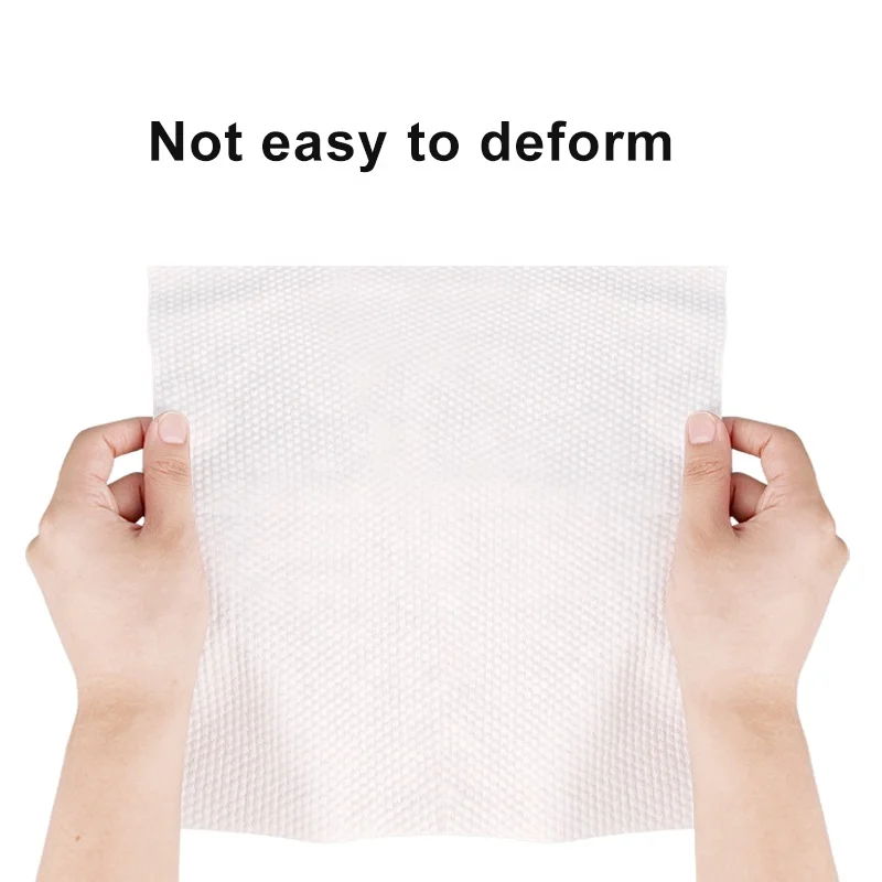 Portable Microfiber Raw 100% Cotton Face Towels Disposable Nail Table Cotton Tissue