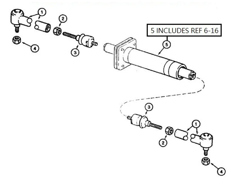 Agricultural Tractor Spare Parts suitable for Case Backhoe Front Axle Ball Joint Jam Nut Part Replaces 906009R1