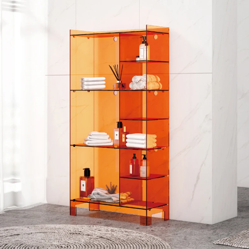 customized living room cabinet storage modern light luxury small parts acrylic storage cabinet