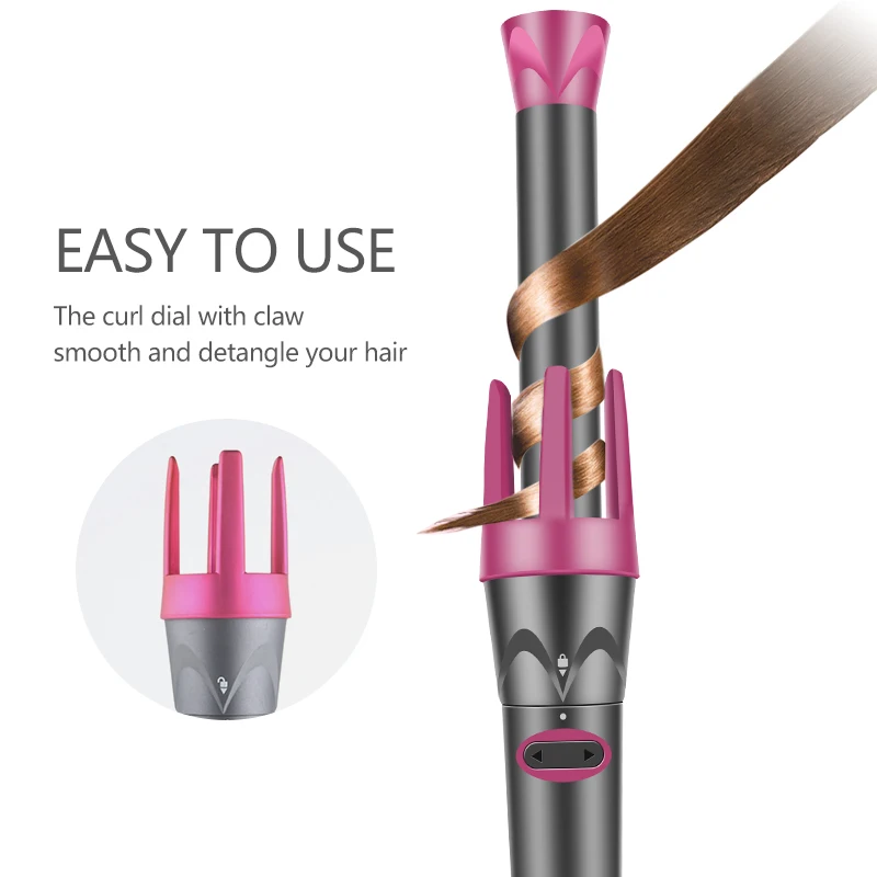 Mkboo wholesale three barrel curling iron automatic 360 rotating electric curling iron wand