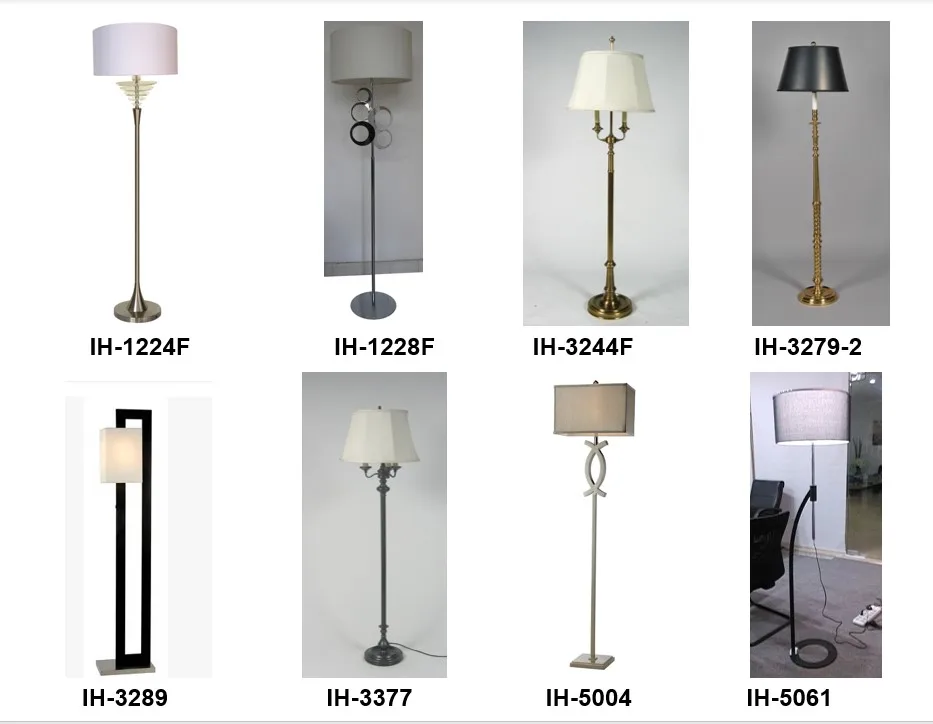 luxury adjustable  crystal floor standing floor lamp