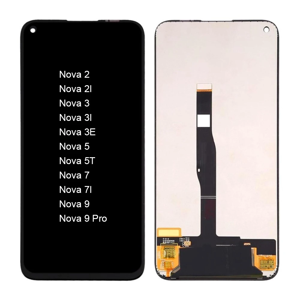 Original Phone Screen For Huawei Nova 2 2I 3 3I 3E 5 5T 7 7I 9 9 Pro Lcd Screen Display Replacement For Nova Lite Plus Lcd