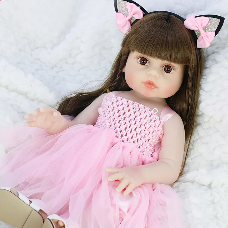 Trendy 53cm new born dolls multi function simulation realistic vinyl doll with clothes