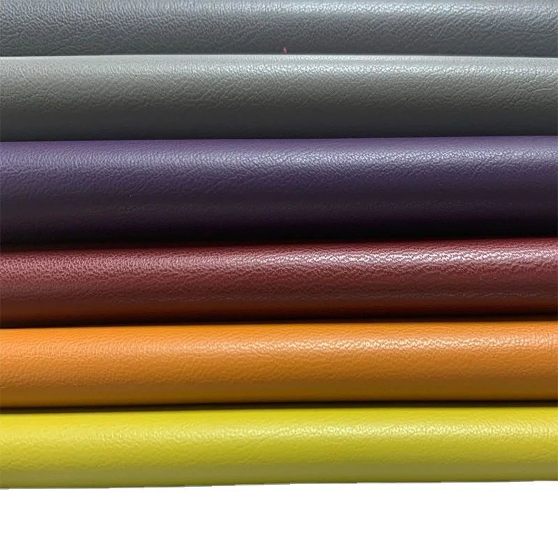 Eco Plain fabric solvent free silicone stain resistance PU faux leather for sofa chair furniture upholstery Baby mat
