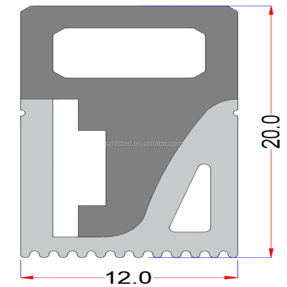 Neon LED Light Tube 6mm 8mm 12mm Separated Silicone Flexible Wall Mounted Side Lighting