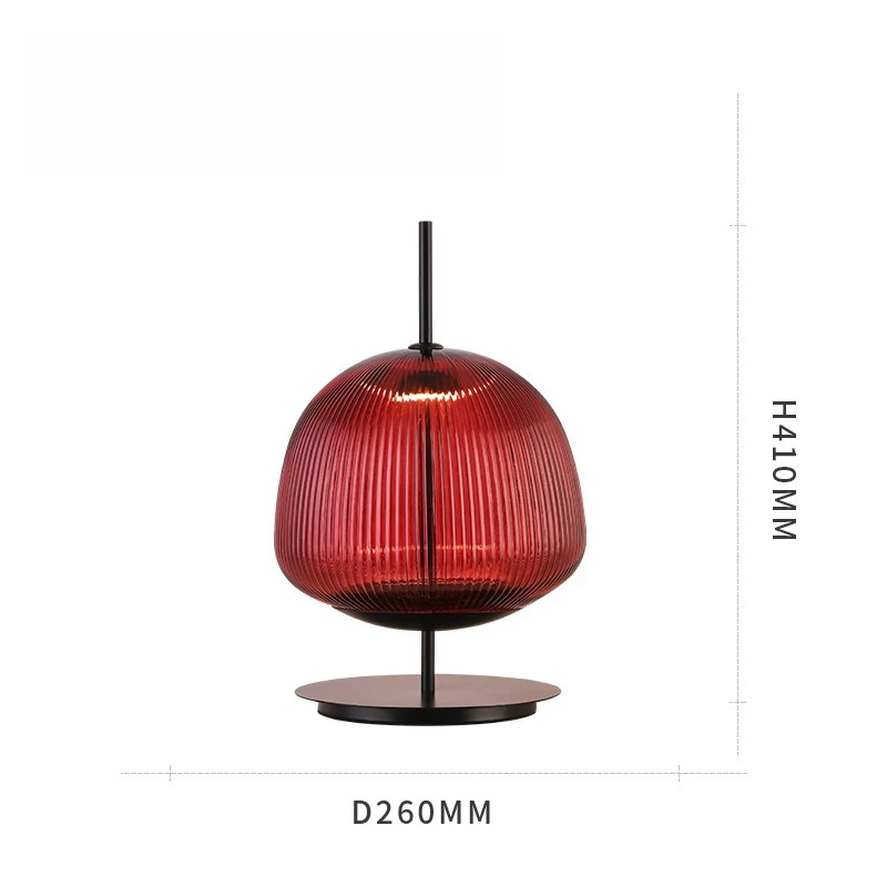 Hotel Bedroom Restaurant Nordic Table Lamp Luxury Modern Stained Glass Table Lamp