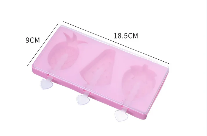 BPA Free Silicone Popsicle Molds Wholesale Custom Silicone Ice Cube Tray Mold Silicone Frozen Ice Popsicle Maker Ice Cream Mold