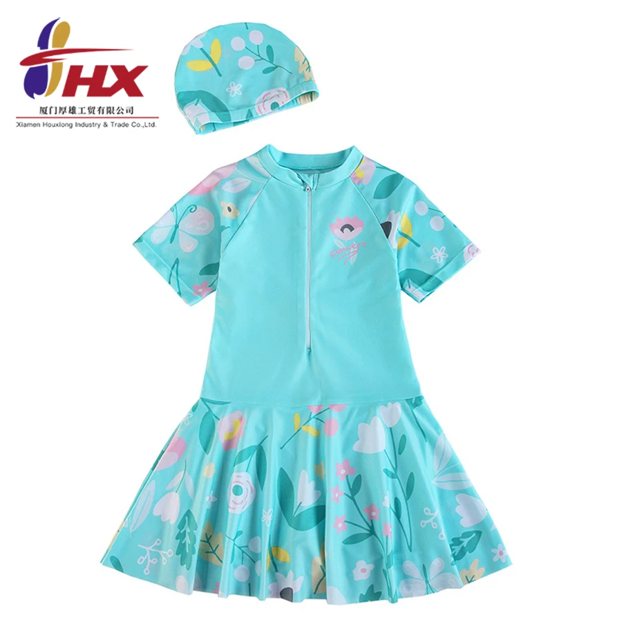 2023 New One Piece Kids Swimsuit Custom Bathing Suit Baby Girls Tankini Swimsuits Children Swimwear