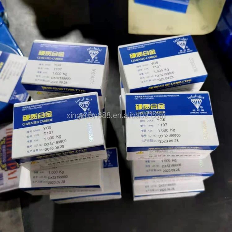 YG8C YG11 наконечники для буровых наконечников T107 T3005 пайки из цементированного карбида