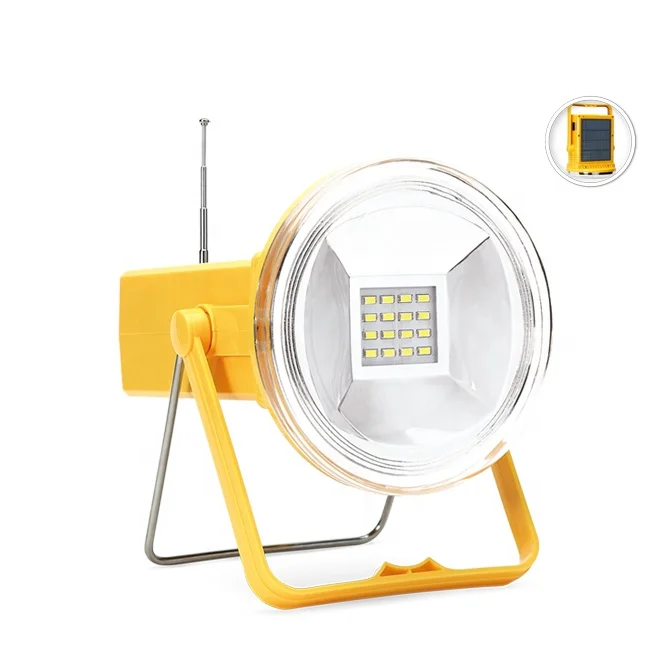 Portable solar kit emergency light with Solar panel,FM radio (QM831D)